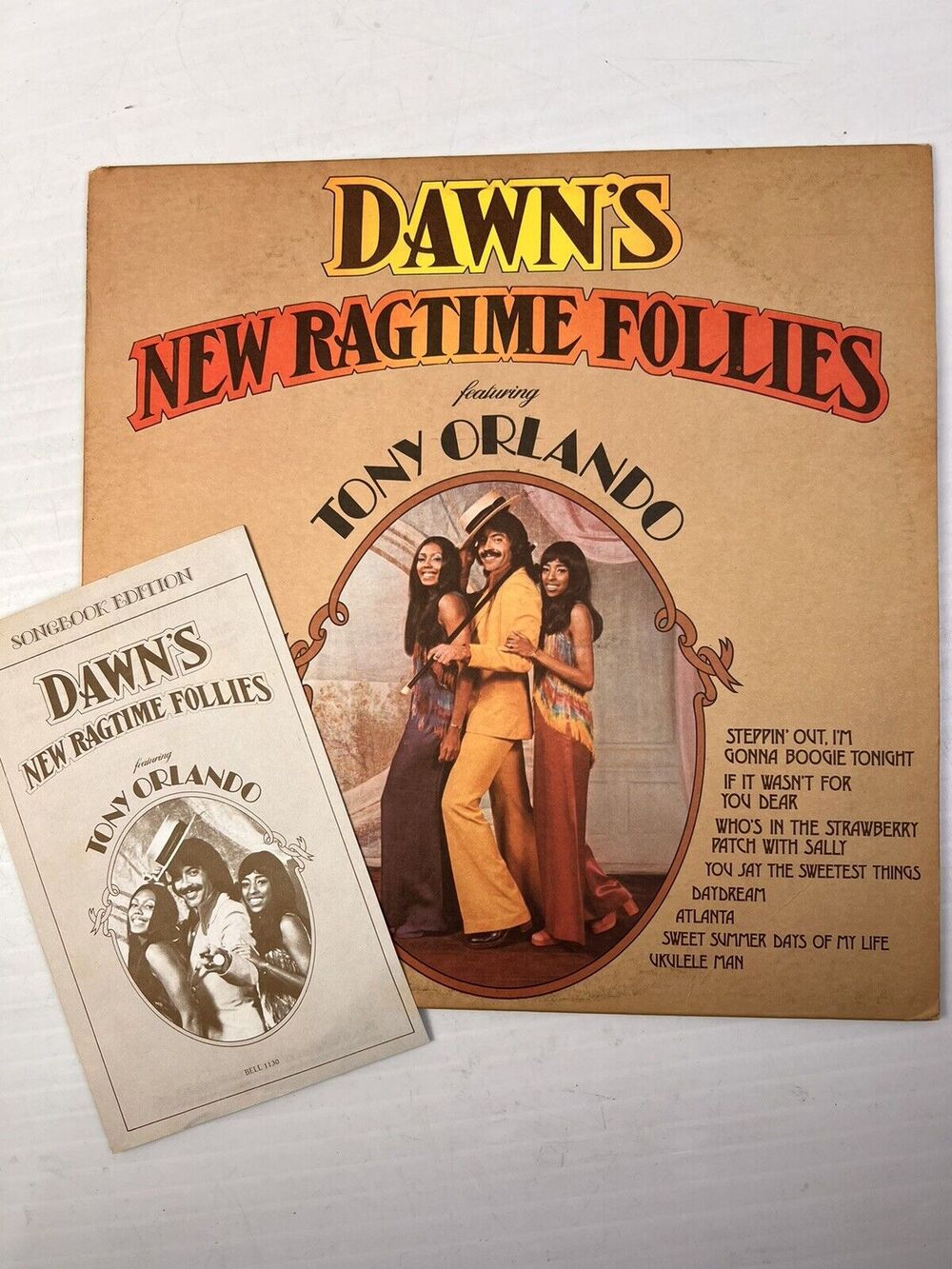 Tony Orlando & Dawn's New Ragtime Follies LP Vinyl Album Pop 1973 70s Music